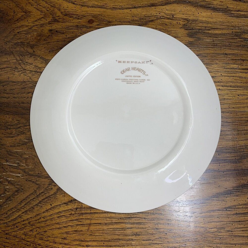 Keepsake Happiness Shared Gibson Greeting Cards Limited Edition Plate 1973 - Picture 3 of 5